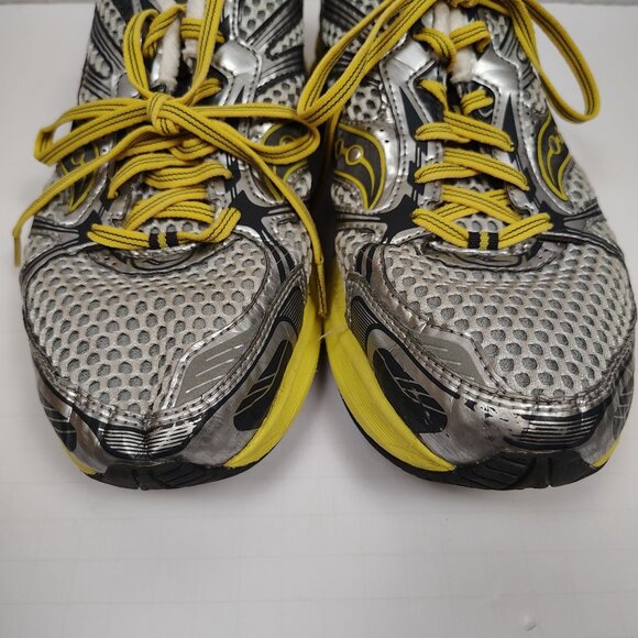 Saucony ProGrid Guide 5 Running Shoes Womens 10 Yellow Silver - Picture 13 of 15